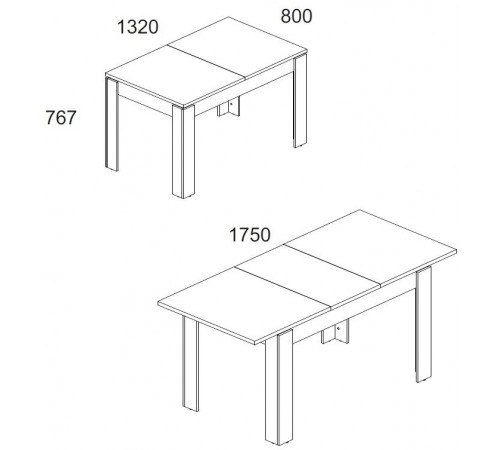 Раздвижной стол Джаз Раздвижной стол Джаз