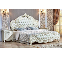 Кровать Элиза Люкс (крем) 1600х2000 Кровать Элиза Люкс (крем) 1600х2000