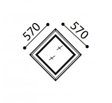 Зеркало для комода в спальню Алегро ALEG-24 Зеркало для комода в спальню Алегро ALEG-24