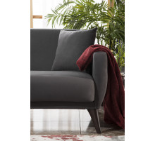 Трехместный Диван-кровать Flexy Флекси (темно-серый) Трехместный Диван-кровать Flexy Флекси (темно-серый)