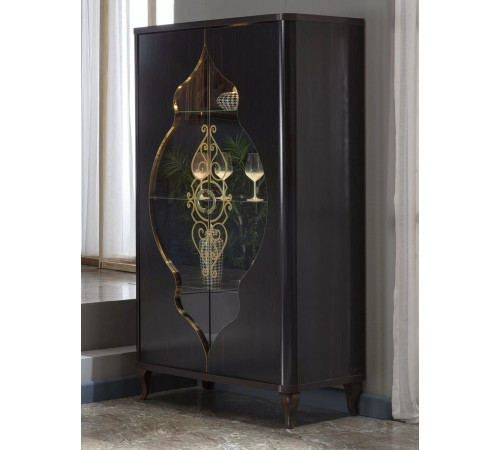 Шкаф витрина 2-х дверная Легенда LEGN-13 венге Шкаф витрина 2-х дверная Легенда LEGN-13 венге