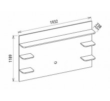 Тумба ТВ Миранте (Mirante) MINT-15 Тумба ТВ Миранте (Mirante) MINT-15