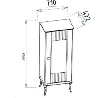 Витрина Песаро (PESARO) PESR-12