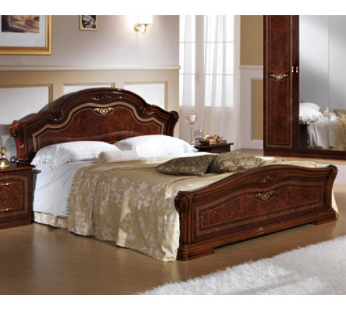 Двуспальная кровать Ирина (орех) Двуспальная кровать Ирина (орех)
