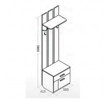 Прихожая Элана от МебельГрад Прихожая Элана от МебельГрад