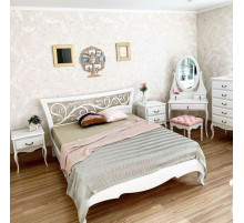 Двуспальная кровать Лиана MUR-114-01 (коса патина) Двуспальная кровать Лиана MUR-114-01 (коса патина)