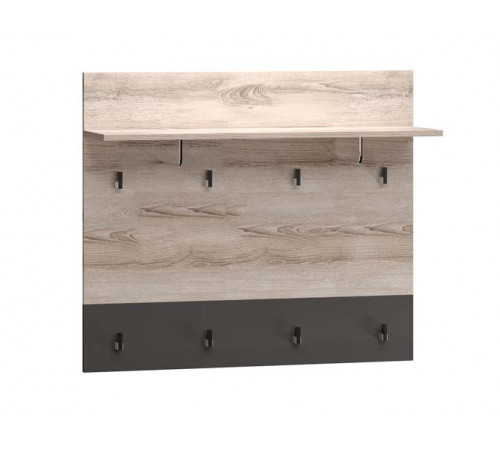 Настенная вешалка для одежды ПХ-10 (ЯТ) Ханна с полкой Настенная вешалка для одежды ПХ-10 (ЯТ) Ханна с полкой