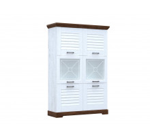 Двухстворчатый шкаф-витрина для посуды ГК-2 (СА/ОРТ) Кантри