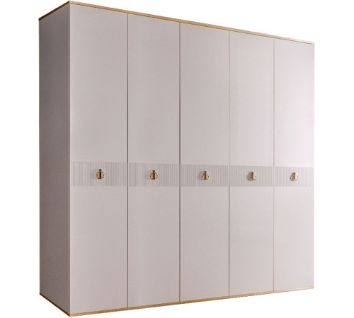 Пятистворчатый шкаф для одежды Rimini Solo РМШ2/5 (s) (слоновая кость) Пятистворчатый шкаф для одежды Rimini Solo РМШ2/5 (s) (слоновая кость)