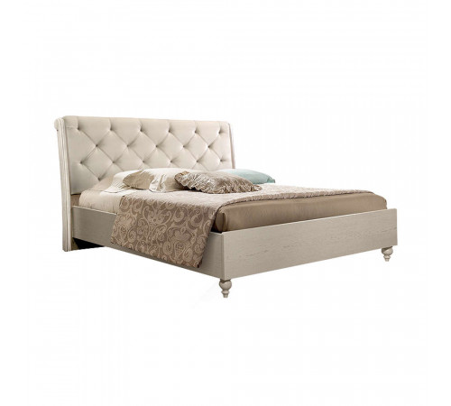 Двуспальная кровать с мягкой спинкой Венеция ВНКР140-2 (дуб седан) Двуспальная кровать с мягкой спинкой Венеция ВНКР140-2 (дуб седан)