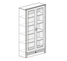 Шкаф витрина в гостиную Орлеан 838 ясень светлый Шкаф витрина в гостиную Орлеан 838 ясень светлый