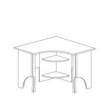 Угловой стол Ралли 858