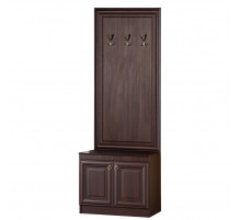 Тубма с вешалкой для прихожей Инна 620 темная Тубма с вешалкой для прихожей Инна 620 темная