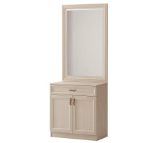 Тумба с зеркалом для прихожей Лира 59 светлая Тумба с зеркалом для прихожей Лира 59 светлая